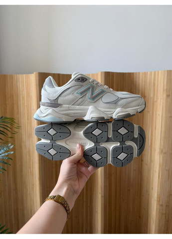 Кроссовки женские New Balance Reflection Quarry Blue No Brand 9060 светло-серые демисезоны (368867216)