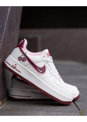 КРОССОВКИ ЖЕНСКИЕ NIKE AIR FORCE 1 LOW VALENTINES DAY НАЙК АИР ФОРС 1 ПРЕМИУМ No Brand белые демисезоны (367167787)
