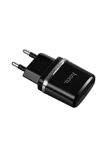 Сетевое зарядное устройство для dual USB charger Black (6957531063094) Hoco C12 Smart (340062574)