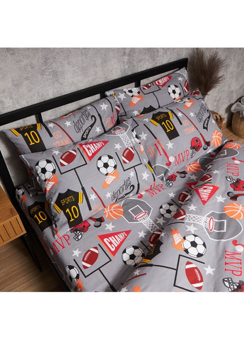 Комплект постельного белья Бязь Gold Люкс Семейные 143х210х2 наволочки 2х50х70 (MS-820008916) Moon&Star Champion’s Rest (356113752)