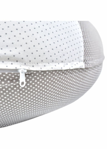 Подушка для беременных и кормления 30х190 см с вышивкой, гипоаллергенная, наволочка хлопок на молнии PAPAELLA (342128809)