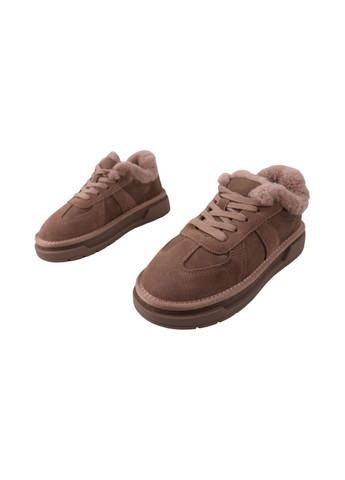 Кроссовки женские капучино натуральная кожа Sorte Lady 348-26ZK бежевые (361158196)