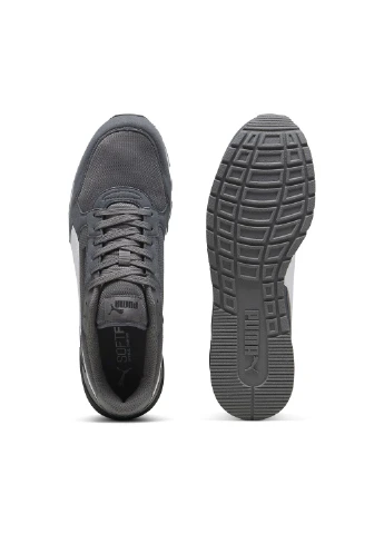 Сірі всесезонні кросівки st runner v4 mesh sneakers unisex Puma