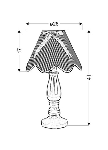 Настільна лампа LOLA (41-63472) Candellux (361312705)