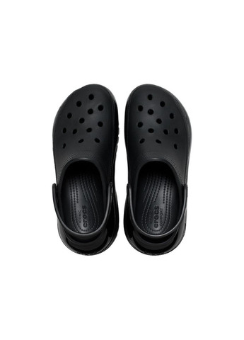 Черные женские кроксы mega crush clog black 207988 Crocs