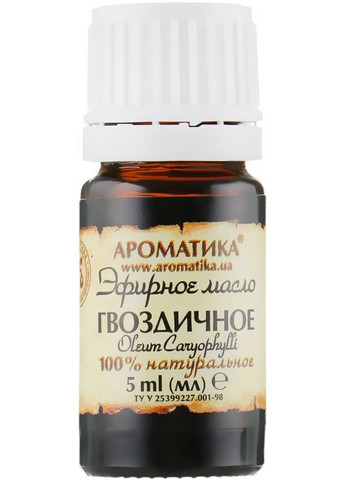 Эфирное масло "Гвоздичное" - Ароматика 5ml (296341-35932) Aromatika (368632423)