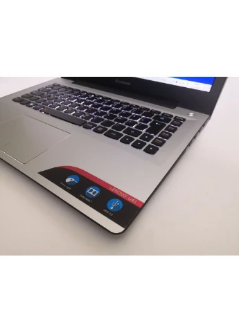 Ультрабук IdeaPad U41-70 / 14" (1920x1080) TN / Intel Core i5-5200U (2 (4) ядра по 2.2 - 2.7 GHz) / 8 GB DDR3 / 120 GB SSD / Lenovo (398147104)