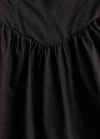 Чорна святковий сукня H&M однотонна