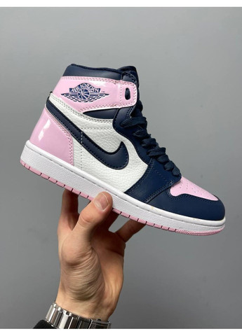 КРОСІВКИ ЖІНОЧІ NIKE AIR JORDAN 1 RETRO HIGH OG ATMOSPHERE НАЙК АІР ДЖОРДАН No Brand білі демісезони (367175628)