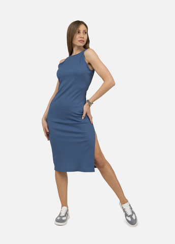 Індиго жіноча сукня колір індіго cb-00250377 Yuki