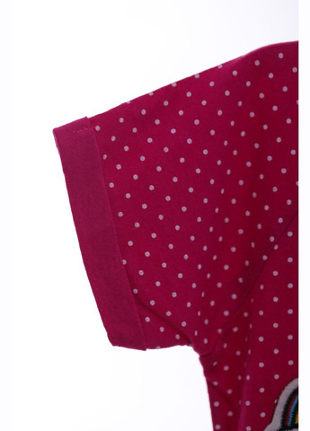 Рожева сукня літня трикотажна в горошок yes рожевий 104 см (38451) BABYKROHA (323470087)