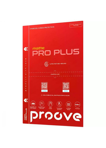 Ударопрочная 3D-плёнка Hydrogel PRO PLUS Matt для Samsung Galaxy S23 FE (SM-S711B), матовая, полная защита дисплея Proove (360528631)