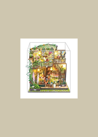 Румбокс Квітковий будиночок Дарсі Darcy Flower House з підсвіткою Hobby (341325319)