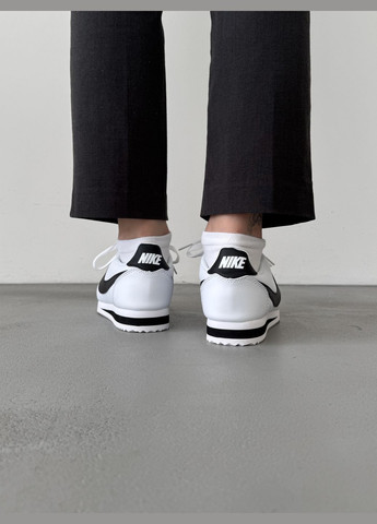 Кросівки жіночі і чоловічі Nike Cortez white | Найк Кортез білий No Brand білі демісезони (316231459)