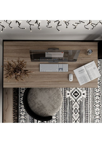 Письмовий стіл Brevity Loft standart 1400х750х670 Дуб вінтаж оксид/Чорний метал (TB04090000030) Art In Head (337309315)