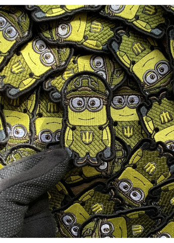 Шеврон Миньон ВСУ (Форма контурная. На липучке) Размер 8x5см No Brand (369924738)