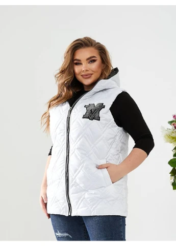 Женский весенний жилет серого цвета New Trend (304646706)