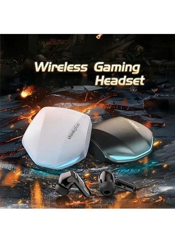 Беспроводные наушники (Bluetooth 5.3, низкая задержка, белые) Lenovo GM2 Pro (381925636)