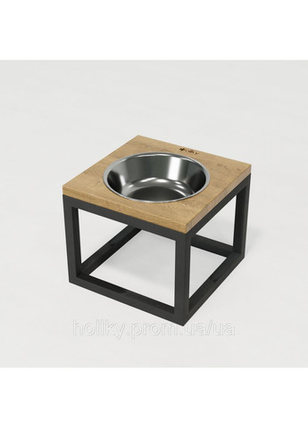 Миска на подставке для больших собак Base Solo XL (1×1,8 л) Solo XL-262620-GRNT Hollky (365652783)