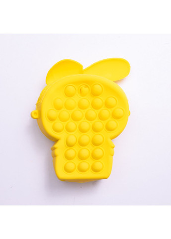 Детская силиконовая сумочка-кошелёк с поп-ит 15*10*3 см Желтый HP-55-8Y Yiwu (371236109)