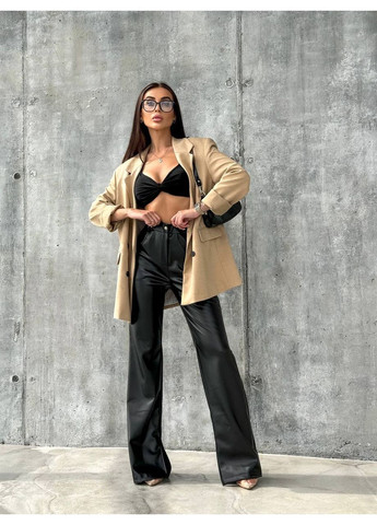 Женские брюки из эко-кожи утепленные Osoblyva (366258684)