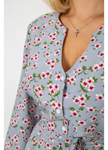 Синя сукня софт з принтом Ager