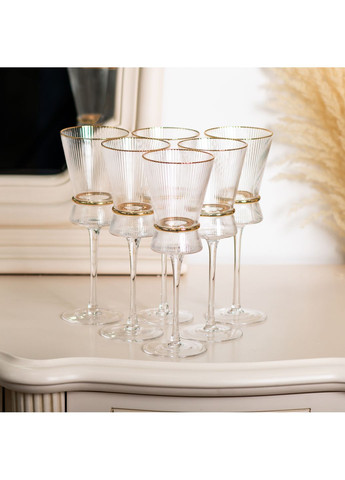 Набор бокалов для вина Stunning 6 штук по 300 мл, прозрачный Yiwu HP-16-7 No Brand (352527739)