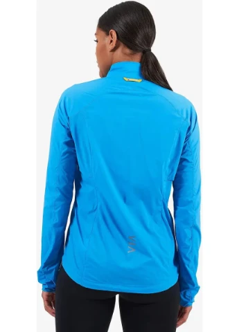 Блакитна демісезонна куртка female featherlite trail jacket /8/34 cerulean blue Montane