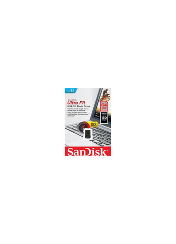 USB флеш накопичувач (SDCZ430-064G-G46) SanDisk 64GB Ultra Fit USB 3.1 (366661587)