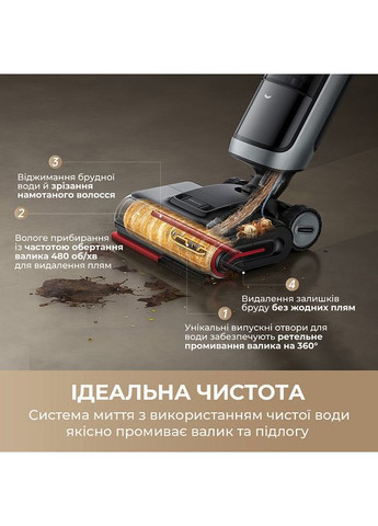 Моющий пылесос H15 Pro Heat Dreame (372465559)