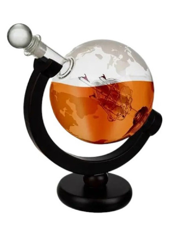 Подарунковий комплект набір для віскі зі склянками графином глобусом у формі кулі на підставці 20х13х22 см (476429-Prob) Unbranded (282595857)