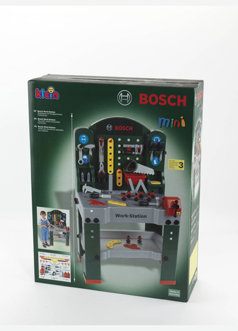Іграшковий робочий стіл Klein із 44 деталей 8580 (9034) Bosch (263434514)