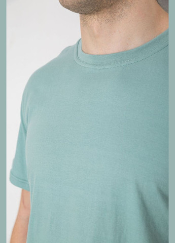 Оливковая футболка мужская базовая бельевая черная размер l (sku_244r121) с коротким рукавом No Brand