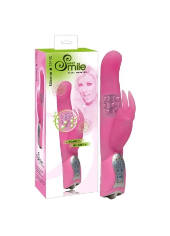 Вібратор-кролик Smile Pearl Bunny, 26 см (рожевий) Sweet Smile (376224587)
