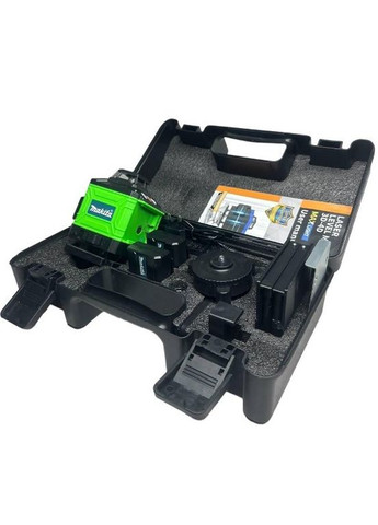 Портативний нівелір на акумуляторі (4D 16 променів) 4 лазери регульовані зелений (1940748805) Makita SKR200Z (328261705)