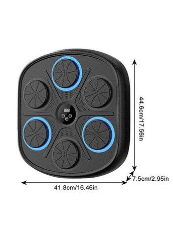 Боксерский тренажер настенный интеллектуальная груша для бокса с LED подсветкой + перчатки (R051290) No Brand (330778881)