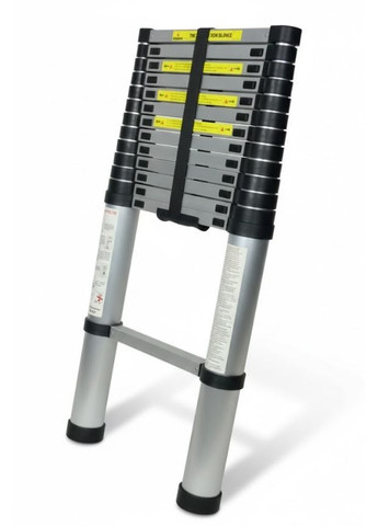 Алюминиевая телескопическая лестница-трансформер высота 4.1 м (2104618851) Stanley (370755458)