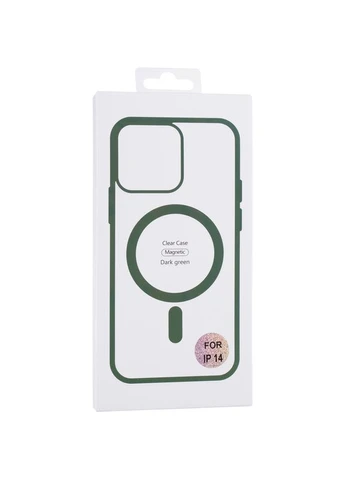 Чохол MagGuard Bumper TPU (MagSafe) для iPhone 14 Dark Green Gelius (383911582)