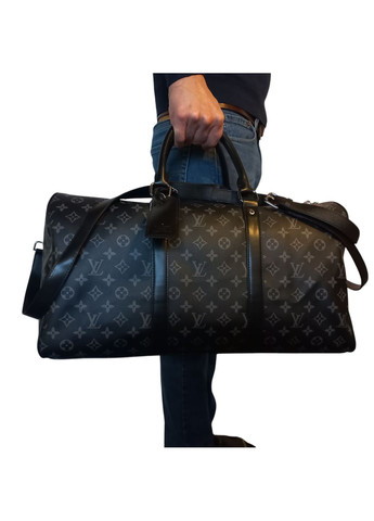 Сумка дорожня, унісекс, чорна Louis Vuitton (319480169)