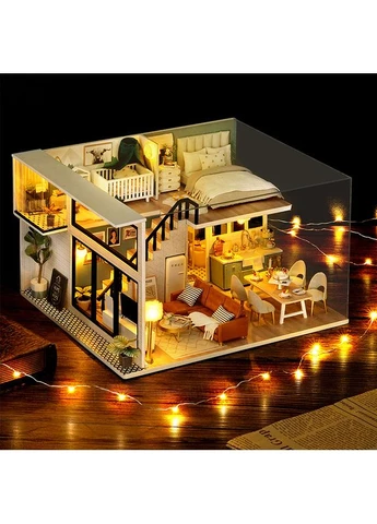 Румбокс конструктор Комфортне життя Comfortable Life DIY Cute Room L-031-B + купол No Brand (362453194)