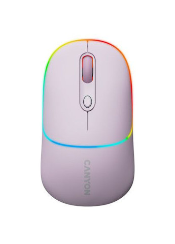 Мышка (CNS-CMSW22PR) Canyon MW-22 Dual Band RGB Wireless Pearl Rose (366659133)