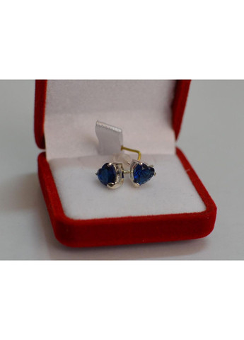 Срібні гвоздики з силіконовою застібкою Silver Style (367112271)