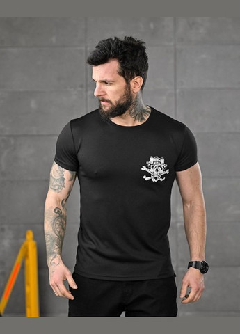 Тактическая потоотводаящая футболка с принтом черная Freedom (322815093)