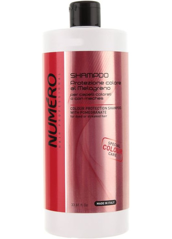 Шампунь для захисту кольору волосся з екстрактом граната Professional Numero Colour Protection Shampoo 300ml (266007-29554) BRELIL (368653325)