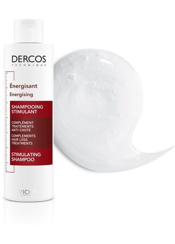 Тонизирующий шампунь для борьбы с выпадением волос Dercos Energy+ Stimulating Shampoo 400ml (10731-62894) Vichy (368656899)