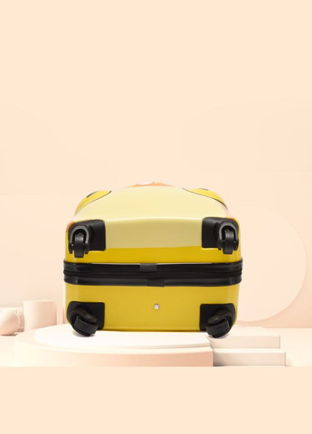 Дитяча валіза 3-D Тигреня на 4 коліщатках 27 літри, колір жовтий H&H (298350348)