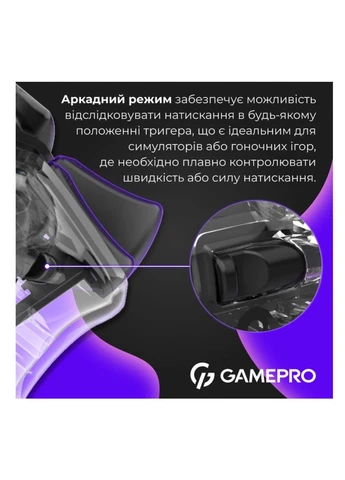 Геймпад Bluetooth джойстик GPS-13T Bluetooth 5.3/USB (PC/iOS/Android/PS3/PS4) DualShock RGB Transparent GAMEPRO (385407731)
