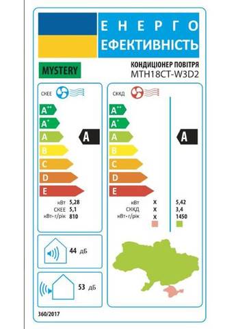Кондиционер MTH18CT-W3D2 INVERTER Mystery (339081502)