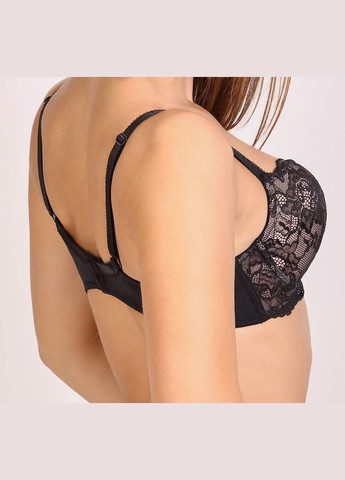 Чорний формований жіночий бюстгальтер Orhideja з кісточками
