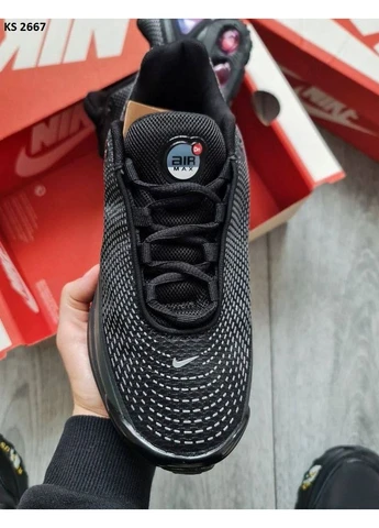 Чорні кросівки чоловічі nike air max dn all night black purple найк аір макс дн чорні демісезон No Brand